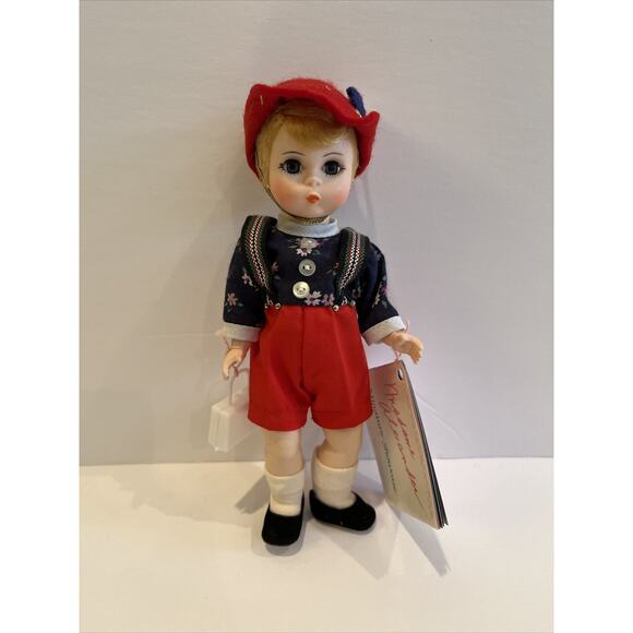 Madame Alexander Other - 1988 Madame Alexander “Hansel” 8” Doll W/ Square White Lunchbox & Orig Box #453